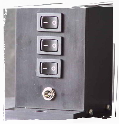 LED box rear Three-color light emitter