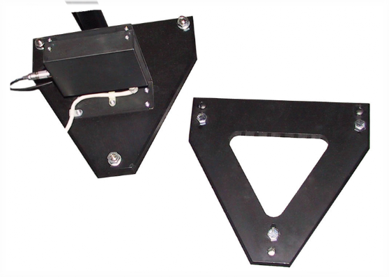 Photodetector base with luxmeter Luxmeter on detector base
